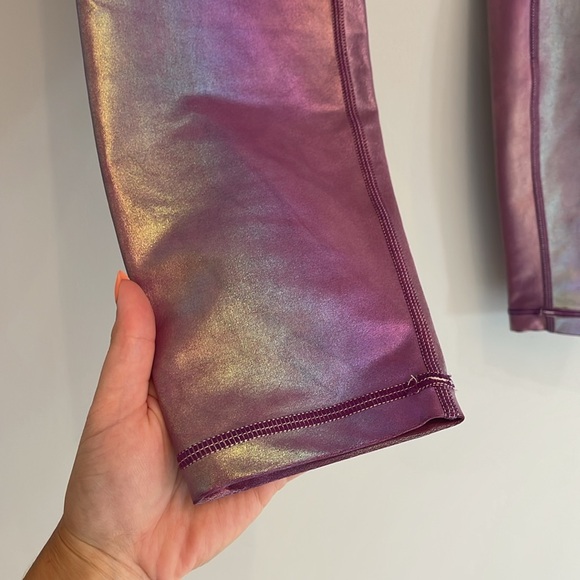 Zyia Active Light N Tight Iridescent Pink Purple Leggings 8-10 - Picture 2 of 7